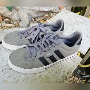 Adidas Daily 3.0 Skateboarding Shoes Men Athletic Sneakers Grey White FW3270